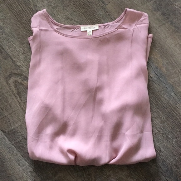 NWT Loralette Blush Pink Blouse - Picture 2 of 5